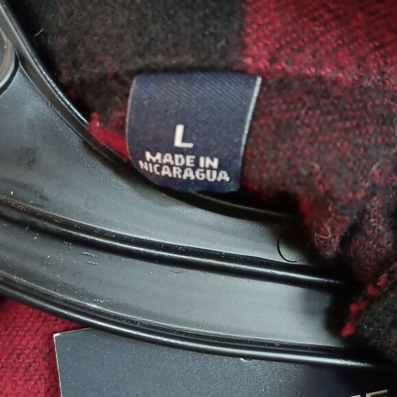 Roundtree & Yorke Men Red and Black Plaid Pajama Set Sz L - Picture 13 of 16